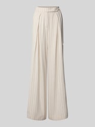 Wide Leg Bundfaltenhose mit Bindegürtel von P&C* curated by Anna Schürrle Beige - 22