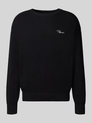 Gebreide pullover met ribboorden van Pegador - 39