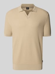 Regular Fit Poloshirt aus reiner Baumwolle Modell 'NATALO' von BOSS Beige - 29