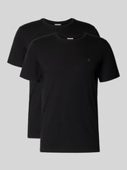 T-Shirt mit Label-Stitching von CK Calvin Klein - 21