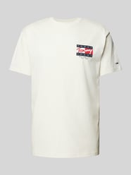 T-Shirt mit Label-Print von Tommy Jeans Weiß - 17