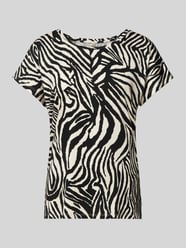 T-Shirt mit Animal-Print Modell 'Marica' von Soyaconcept Schwarz - 31