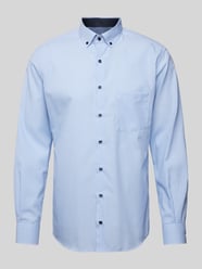 Koszula biznesowa o kroju regular fit ze wzorem w kratę od Eterna - 24
