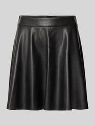 Ausgestellter Mini-Rock in Leder-Optik Modell 'LUNA' von Only - 31