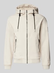 Softshell-Jacke mit Reißverschlusstaschen Modell 'BASIC' von Jack & Jones Beige - 18