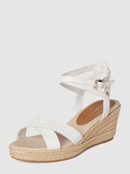 Wedges mit Label-Applikation von Tommy Hilfiger Weiß - 19