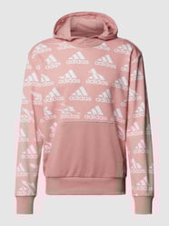 Hoodie mit Allover-Logo-Print von ADIDAS SPORTSWEAR Rosa - 13