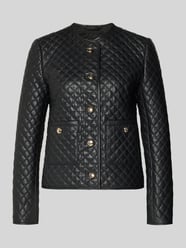 regular fit leren jas in gewatteerde look model 'Louise' van JOOP! - 45
