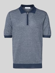 Regular Fit Poloshirt mit Reißverschluss von GRAN SASSO - 15