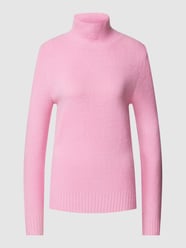 Gebreide pullover met opstaande kraag van Jake*s Casual Roze - 9