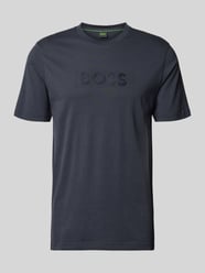 T-shirt o kroju regular fit z czystej Bawełna Model 'TS_TERRACE' od BOSS Green - 46