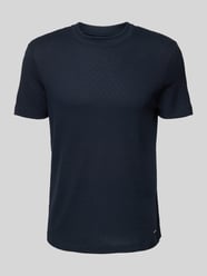 T-Shirt mit geripptem Rundhalsausschnitt Modell 'Brandon' von JOOP! Collection Blau - 19