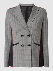 Blazer met glencheck-motief  van Marc Cain Grijs / zwart - 5