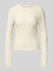 Shirt met lange mouwen, structuurmotief en ronde hals van Jake*s Collection - 19