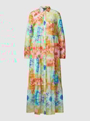 Maxikleid mit floralem Muster Modell 'Avignon' von Risy & Jerfs Gelb - 32