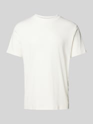 T-Shirt mit Label-Detail Modell 'SPENCER' von SELECTED HOMME Beige - 28