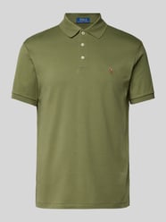 Regular fit poloshirt met labelstitching van Polo Ralph Lauren Groen - 16