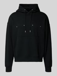 Bluza z kapturem o kroju relaxed fit z czystej bawełny Model 'DOLAND' od HUGO - 26