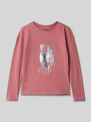 Longsleeve mit Motiv-Print von Blue Seven Lila - 47