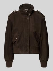 Regular Fit Lederjacke aus echtem Ziegenleder von Marc O'Polo - 8