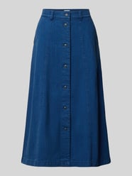 Spódnica midi w optyce denimu model 'Ally' od Mustang - 4