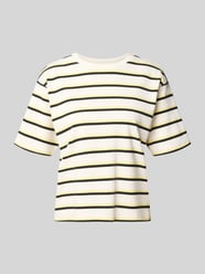 T-Shirt im Allover-Look mit Rundhalsausschnitt von Jake*s Studio Woman - 14