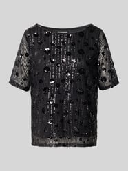 Regular Fit Blusenshirt mit Pailletten Modell 'MALIMA' von ICHI - 11
