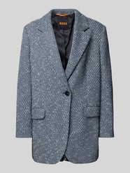 Blazer in Bouclé-Optik Modell 'Jasoina' von BOSS Orange Blau - 36