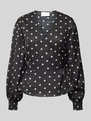 Blouseshirt met V-hals, model 'Merry' van Neo Noir - 6