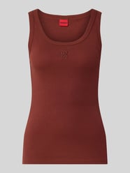 Slim fit tanktop van katoenmix model 'Datamia' van HUGO - 20