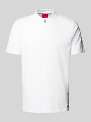 Regular Fit Poloshirt mit Label-Detail Modell 'Dekok' von HUGO Weiß - 40