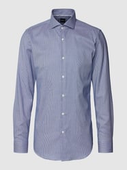Business-Hemd mit Umlegekragen Modell 'Hank' von BOSS Blau - 36
