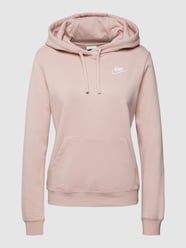 Hoodie mit Label-Stitching Modell 'CLUB' von Nike Pink - 10