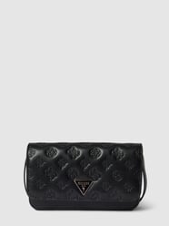 Torba na długim pasku z detalami z logo model ‘LA FEMME’ od Guess Czarny - 29