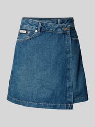 Jeansrok in wikkellook met labeldetail van Calvin Klein Jeans - 24