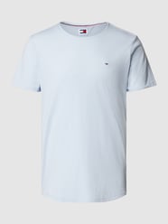 T-Shirt in melierter Optik von Tommy Jeans Blau - 27