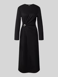 Midikleid mit Drapierung Modell 'CAMESSIA' von DRYKORN - 22