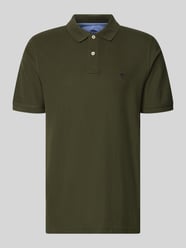 Regular Fit Poloshirt mit Label-Stitching von Fynch-Hatton - 36