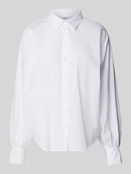 Bluse in unifarbenem Design von Emily Van den Bergh Weiß - 40
