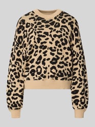 Relaxed Fit Pullover aus Viskose-Mix Modell 'Charlott' von NOISY MAY® Beige - 24