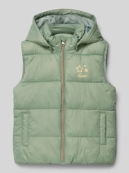 Bodywarmer met motiefprint, model 'MONAY' van Name It Groen - 19