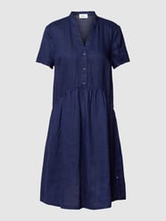Mini-jurk van linnen van ROBE LÉGÈRE Blauw - 35