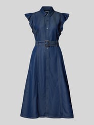 Fit and Flare denimjurk van lyocell van Tommy Hilfiger - 24