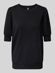 Sweatshirt mit gerippten Abschlüssen Modell 'BANU' von Soyaconcept - 2