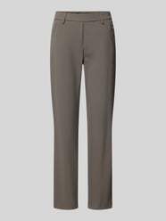 Regular fit stoffen broek met ritszakken, model 'Zene 57' van Gardeur Beige - 14