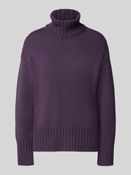 Relaxed Fit Strickpullover aus reiner Baumwolle mit Rollkragen von MOS MOSH - 6