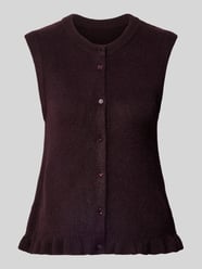 Strickweste mit Rundhalsausschnitt Modell 'Frilana' von mbyM - 31