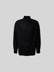 Regular Fit Freizeithemd aus reiner Wolle von MAISON KITSUNÉ - 6