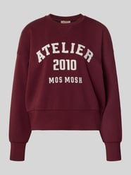 Bluza o kroju oversized z mieszanki wiskozy model 'Nima' od MOS MOSH - 4