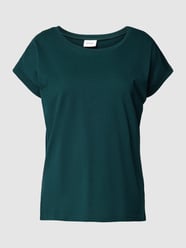T-shirt met vaste mouwomslagen, model 'DREAMERS' van Vila Groen - 9